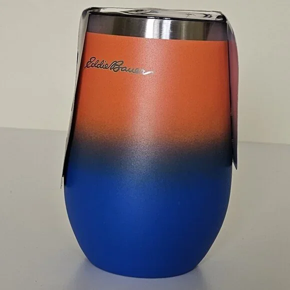 Eddie Bauer Delta Wine Tumbler Stainless Steel 17oz 503ml Hot 6 Cold 16 Hrs Lid - Picture 10 of 12